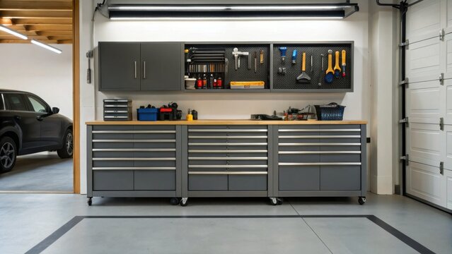 Garage Tool Cabinets and Shelves