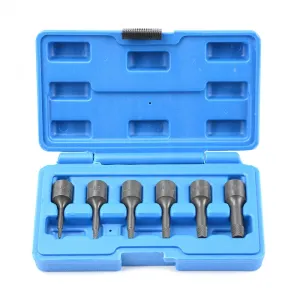 6PC Broken Screw Extractor Set