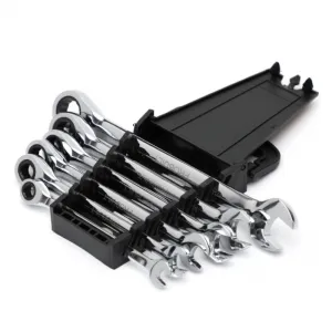 6PC Ratcheting Combination Wrench Set