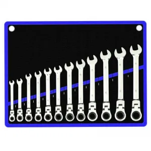 12PC Flexible Ratchet Wrench Set