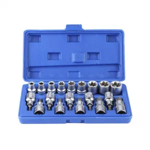 19PC Hex Bit Socket Set